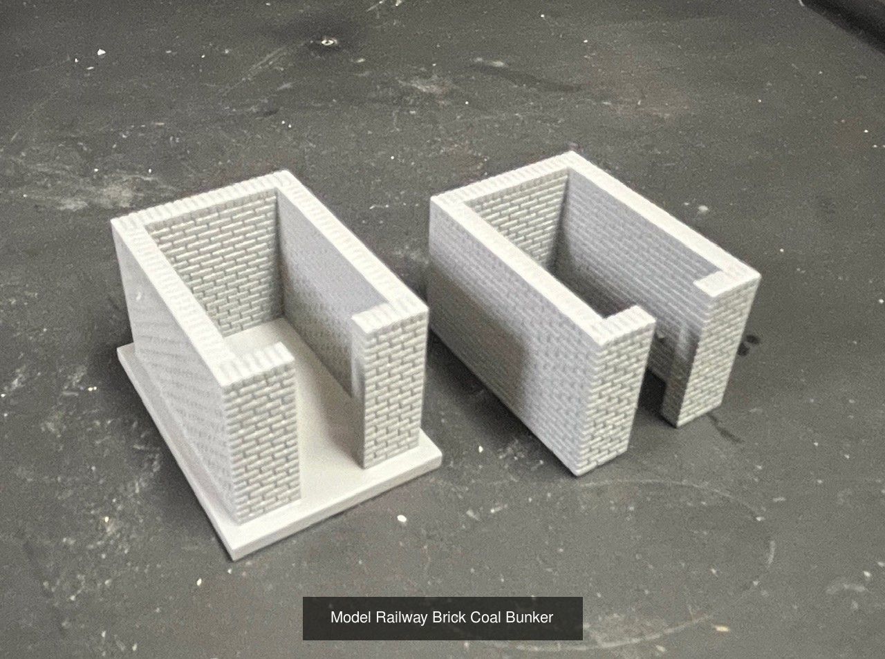 Model Railway Fencing and Walling Several Designs 3D Model Collection_3