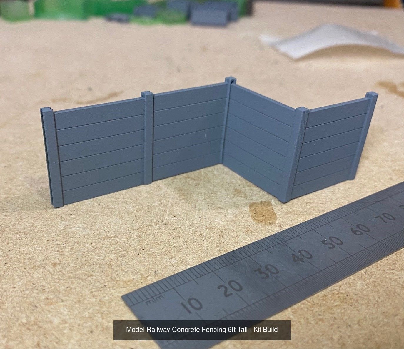 Model Railway Fencing and Walling Several Designs 3D Model Collection_13