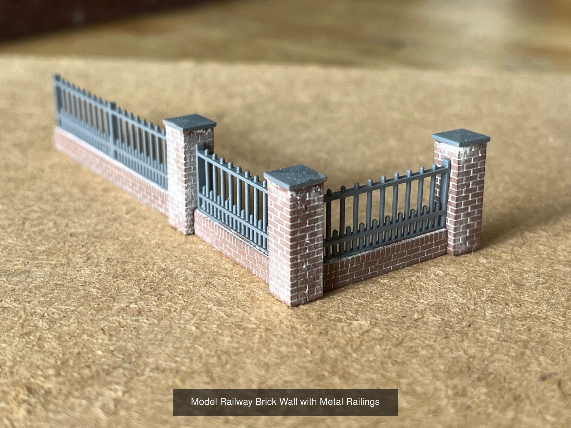 Model Railway Fencing and Walling Several Designs 3D Model Collection_7