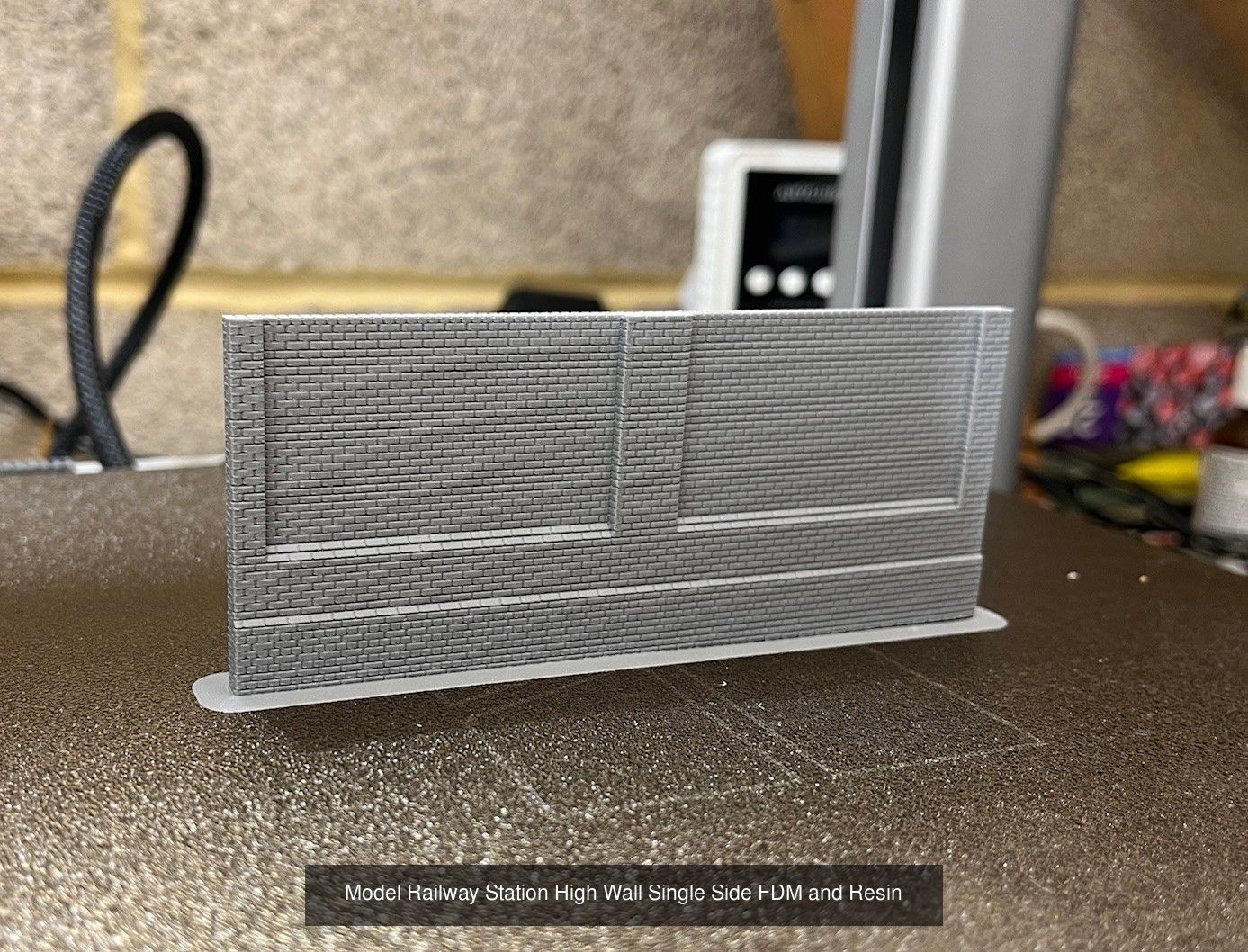 Model Railway Fencing and Walling Several Designs 3D Model Collection_4