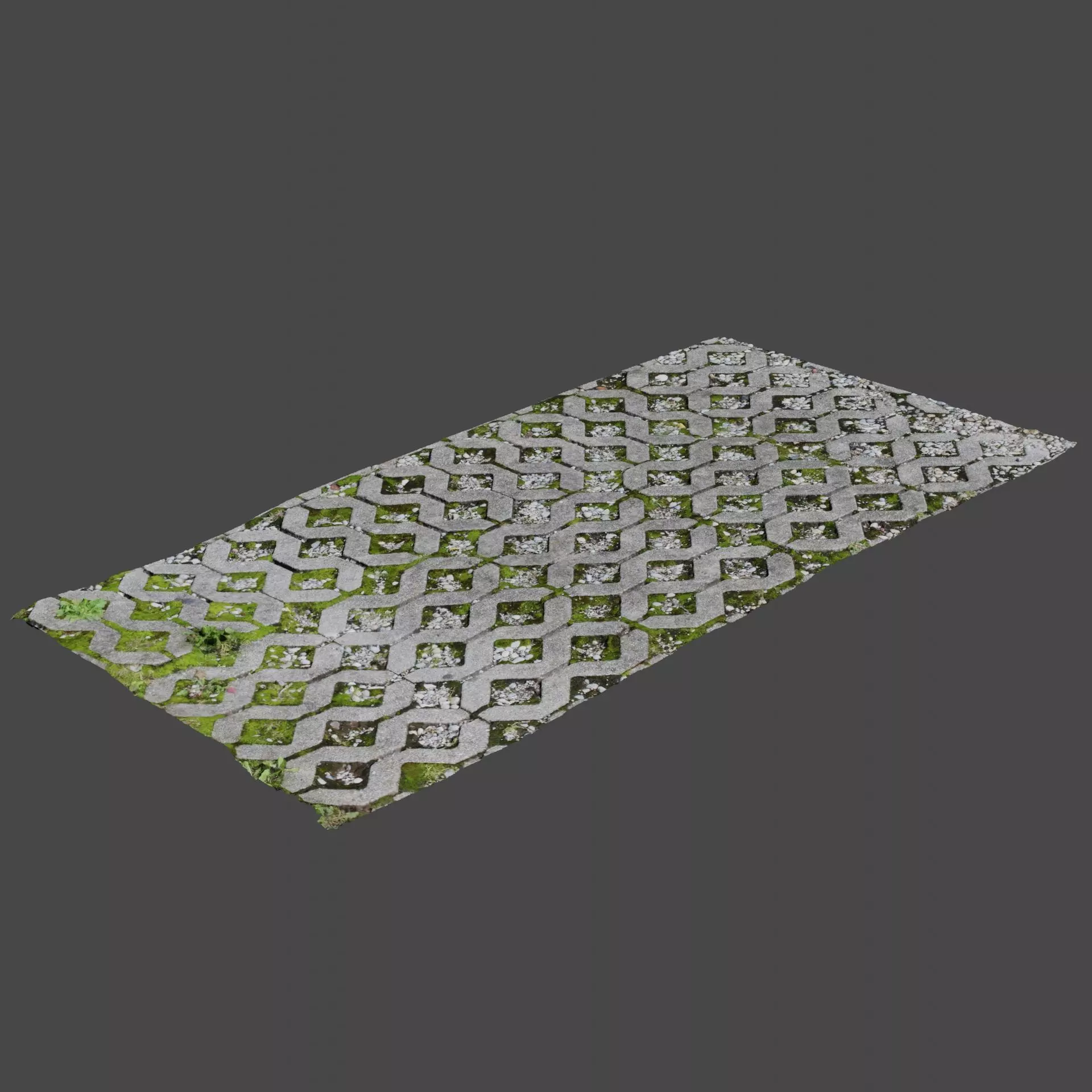 Stone Pathway 3D model_0