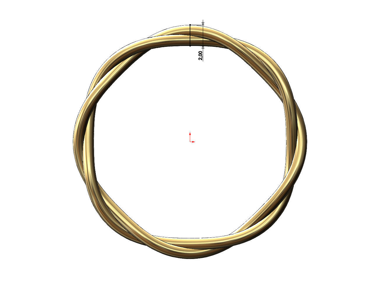 Overlapping braided band US sizes 5to9 3D print model_4