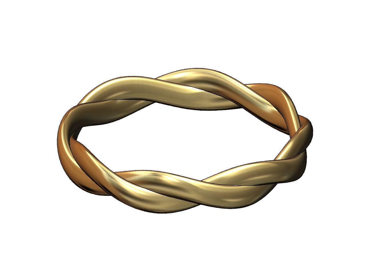 Overlapping braided band US sizes 5to9 3D print model_3