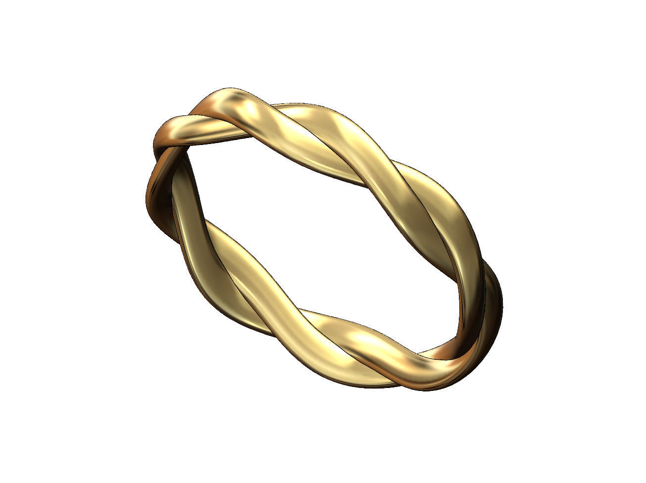 Overlapping braided band US sizes 5to9 3D print model_2