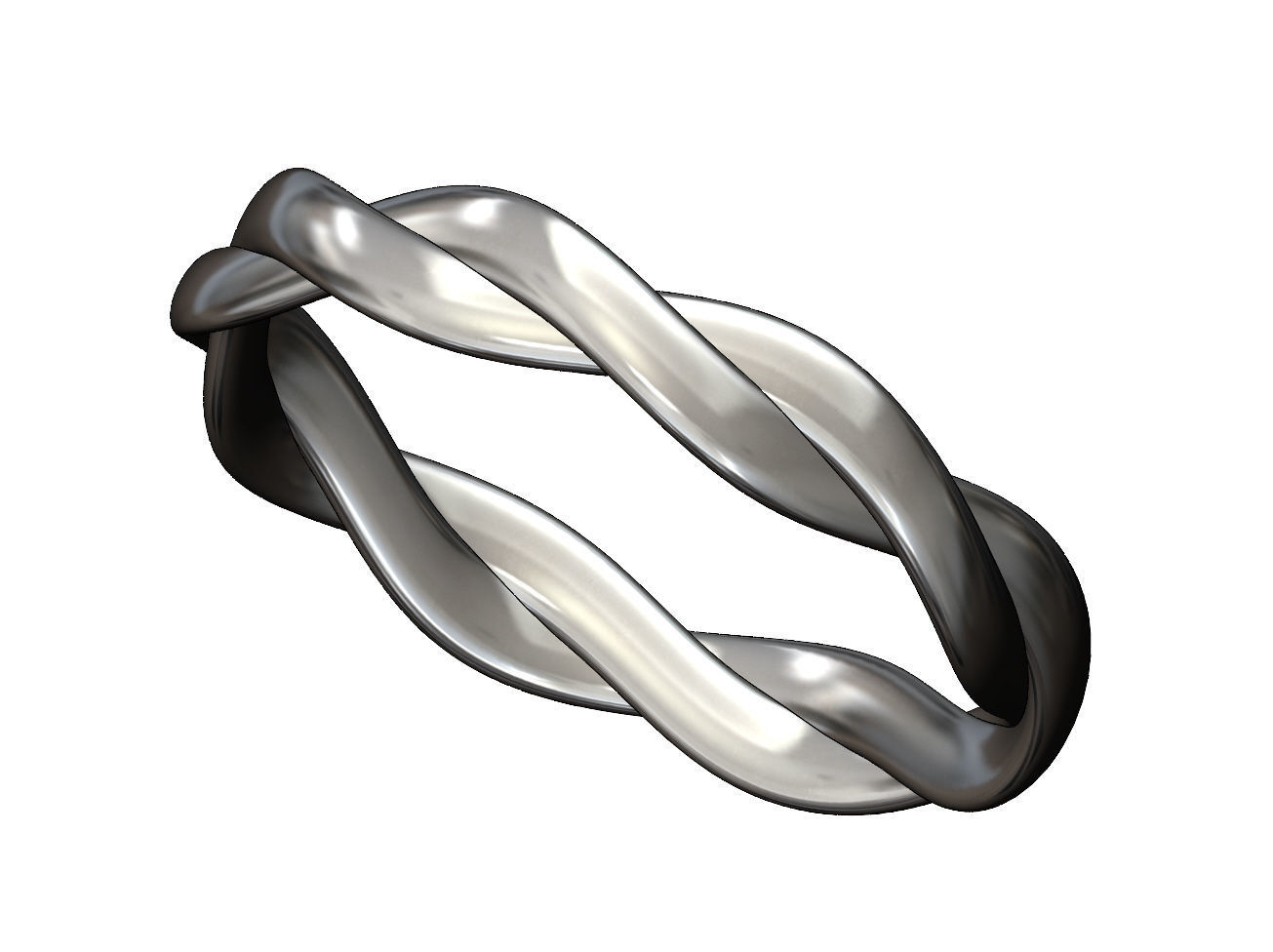 Overlapping braided band US sizes 5to9 3D print model_6