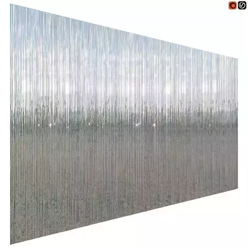Deflection Mirror glass wall panel