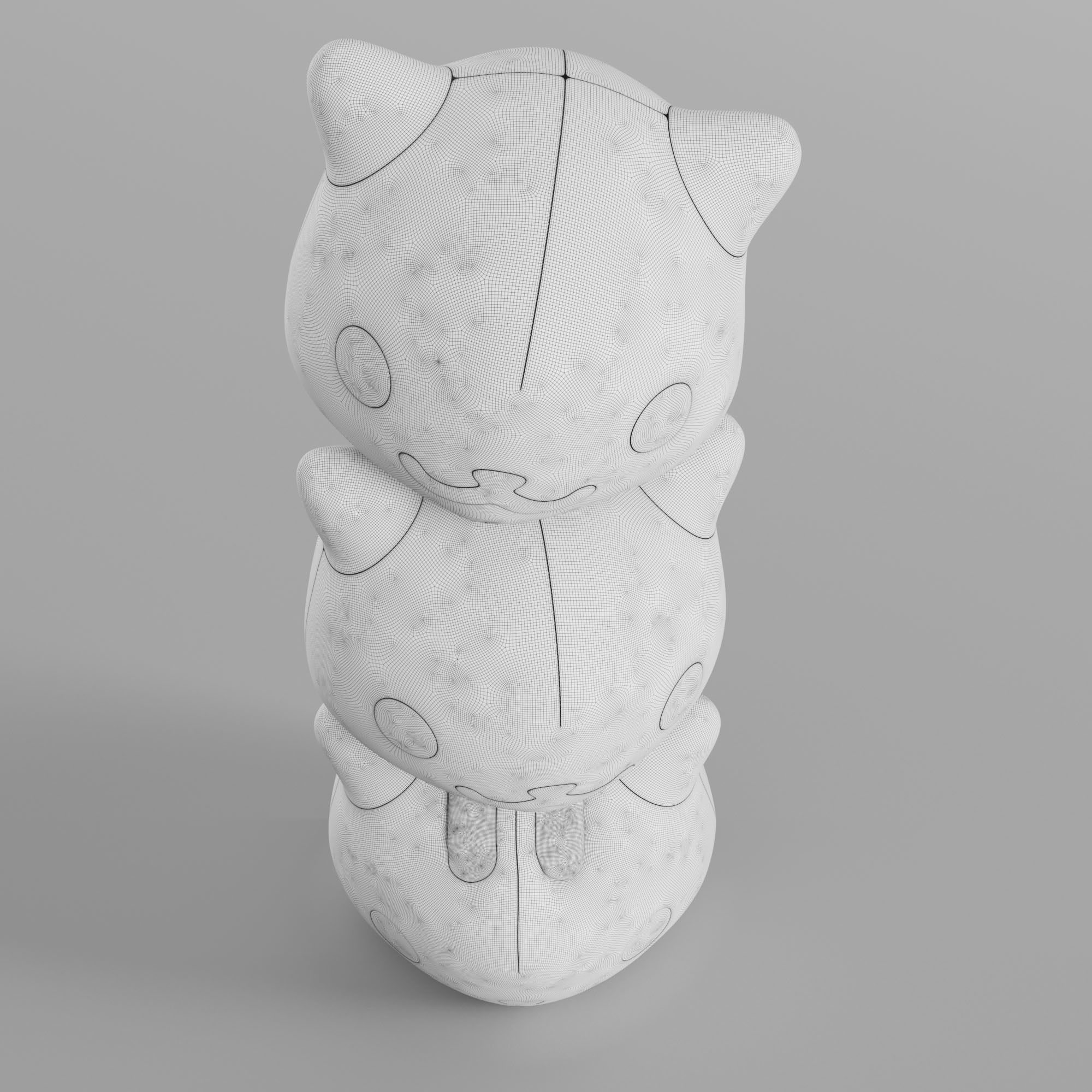Neko Atsume 3D model CGTrader