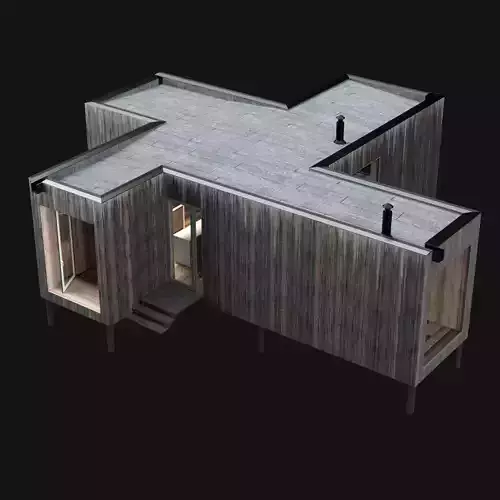 Modern house 03 3D model