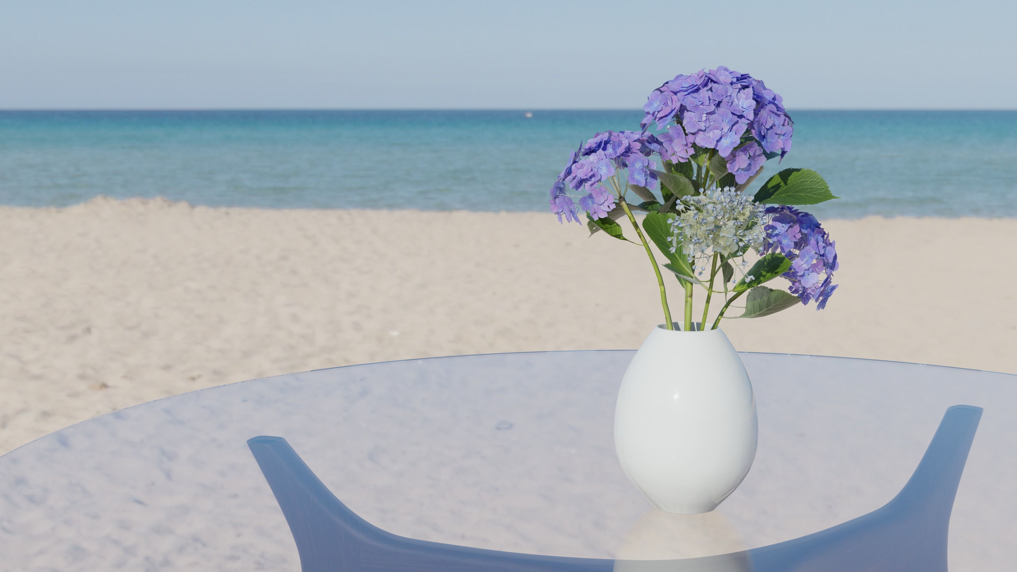 Bigleaf Hydrangea 3D Model 3D model_13