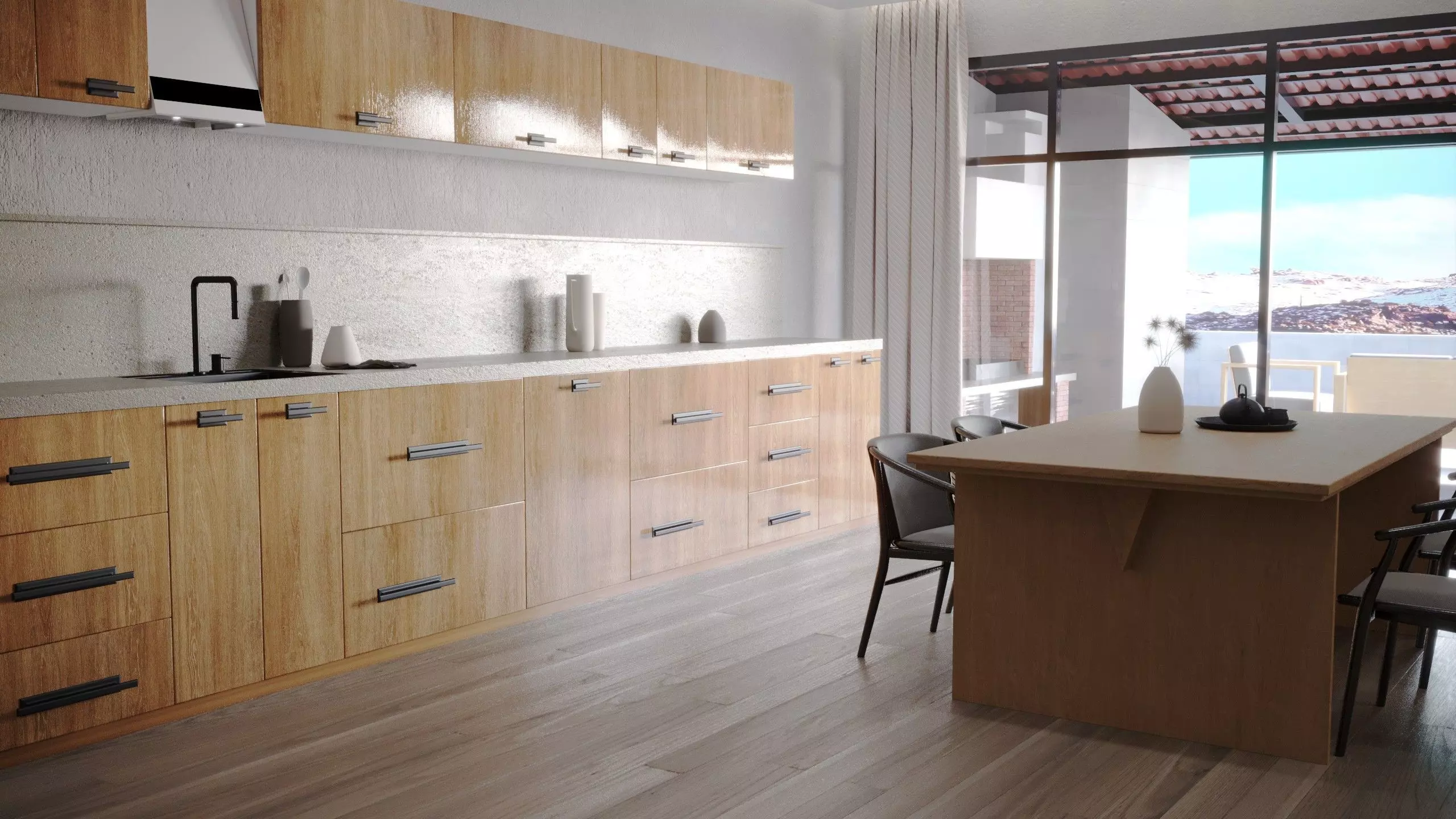 Modern cuisine 3D model_0