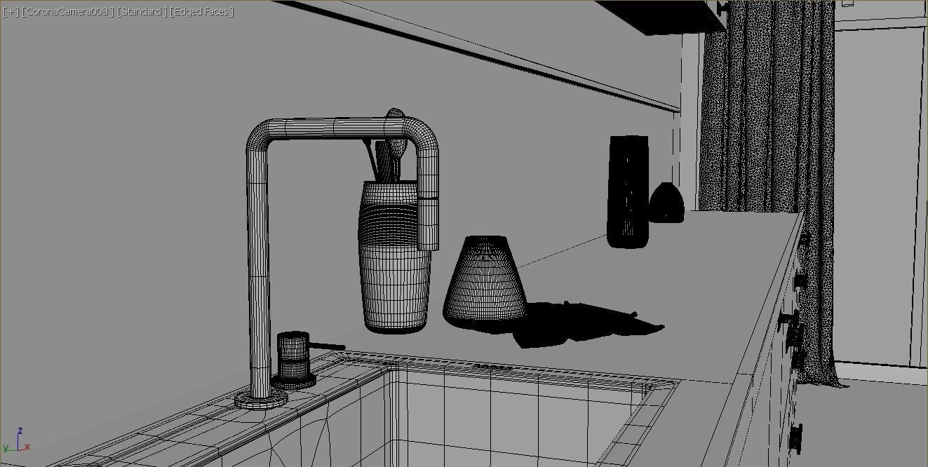 Modern cuisine 3D model_15