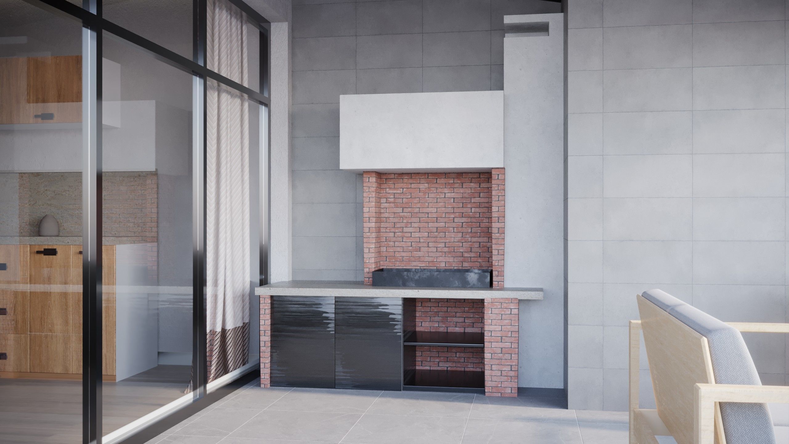 Modern cuisine 3D model_7