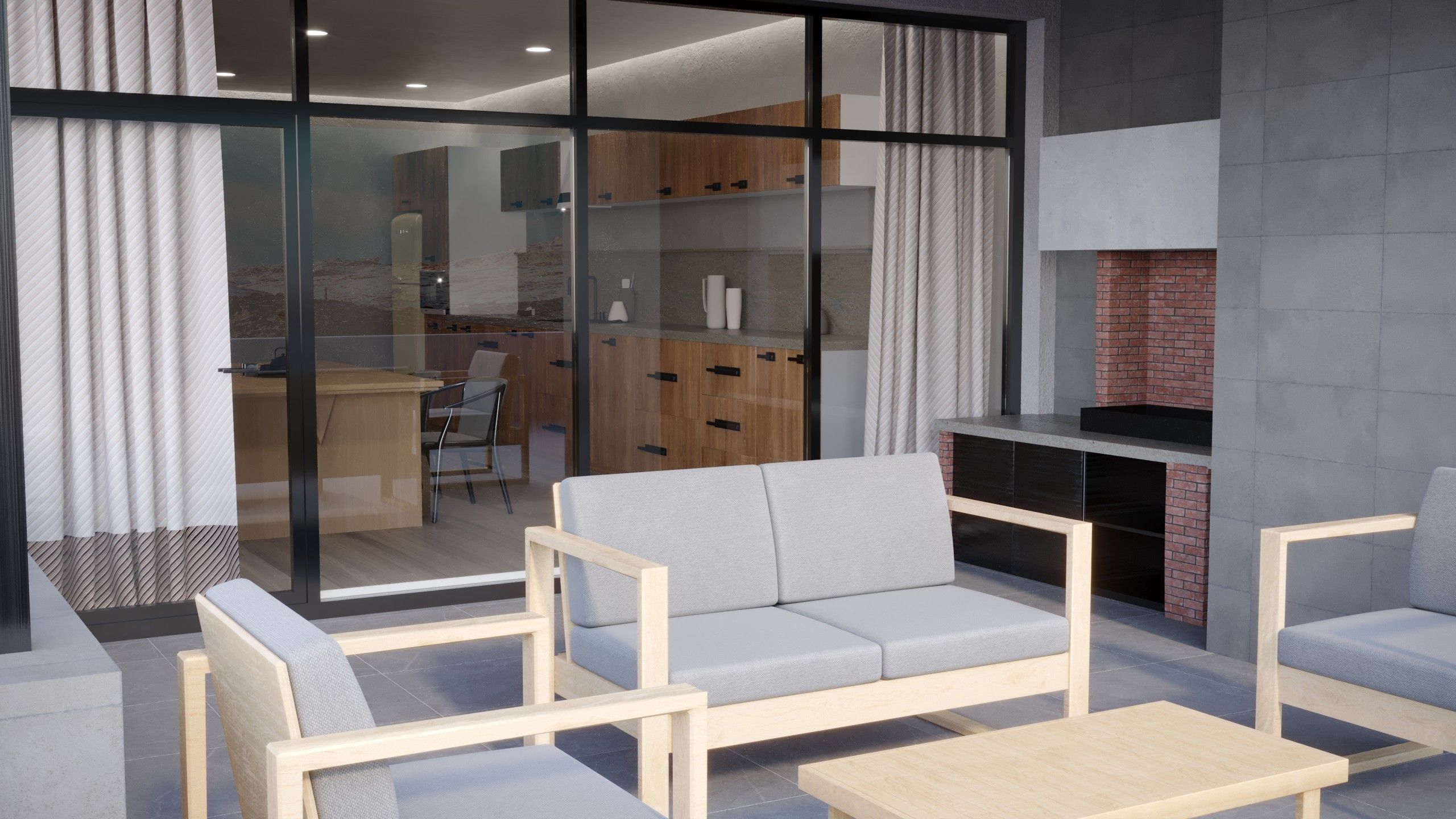 Modern cuisine 3D model_8