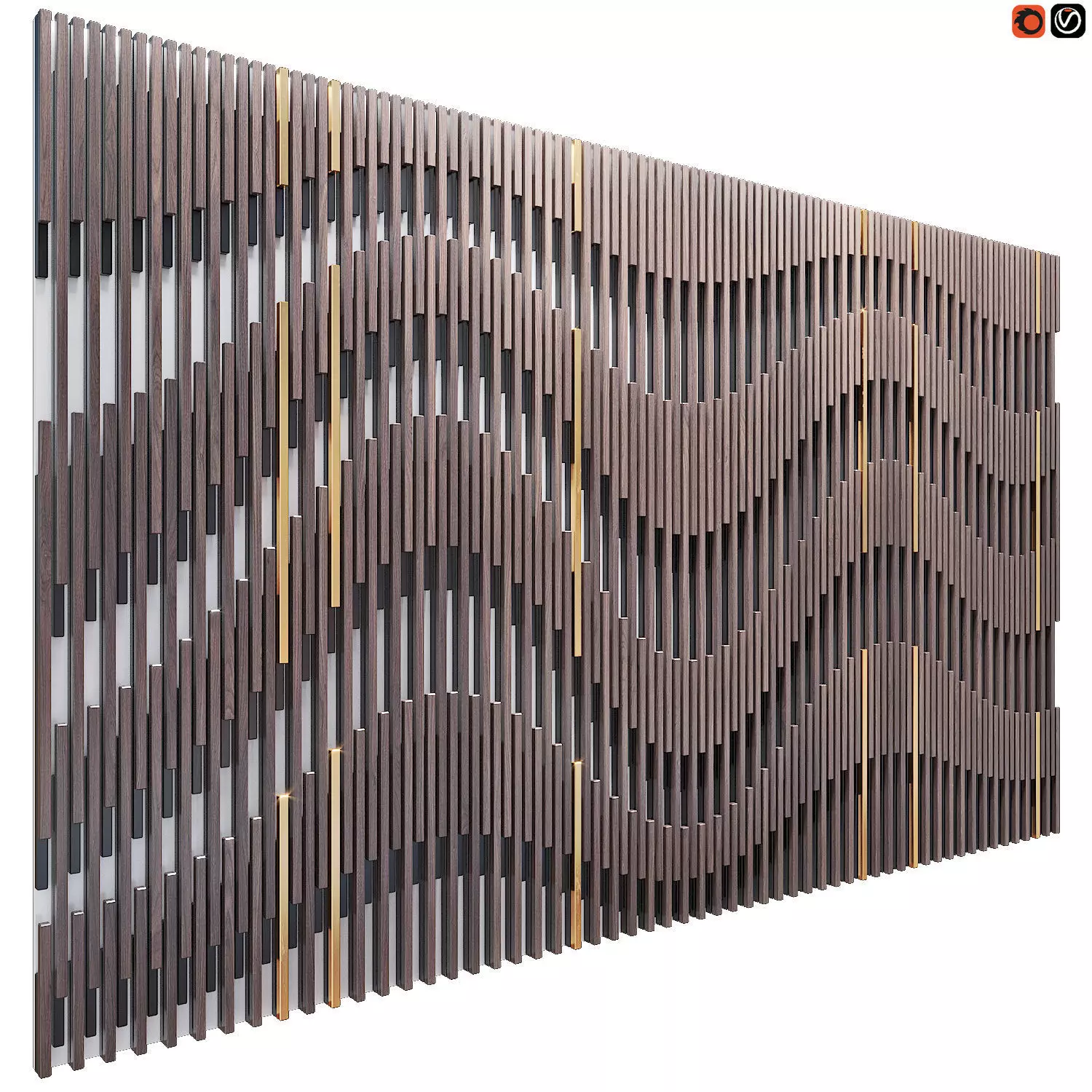 Decor wood Panel 46 3D model_0