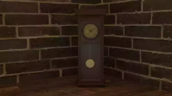 old clock model 3D model