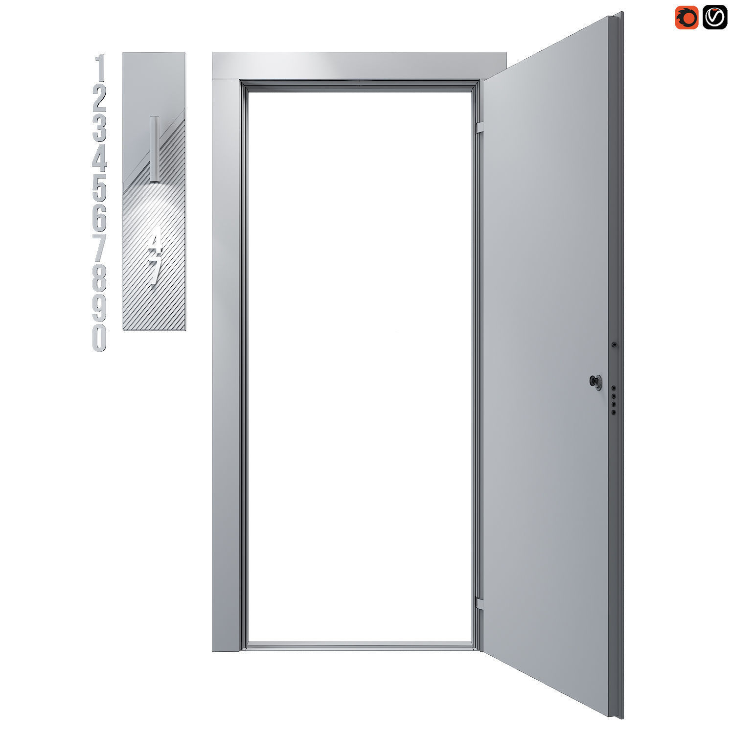 Door Altezza   3D model_2