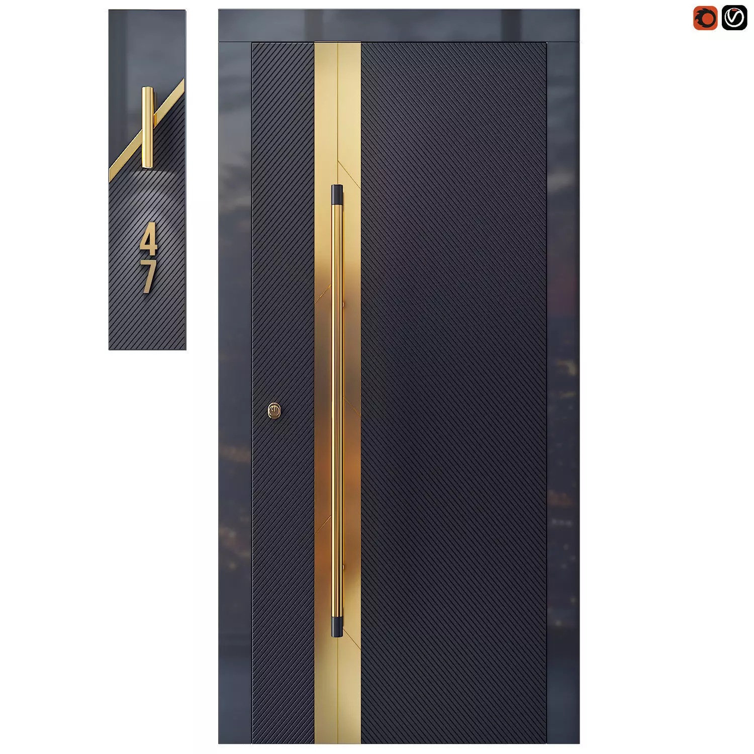 Door Altezza   3D model_0