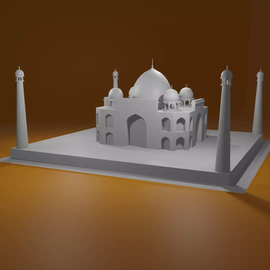 TAJ MAHAL 3D model_0