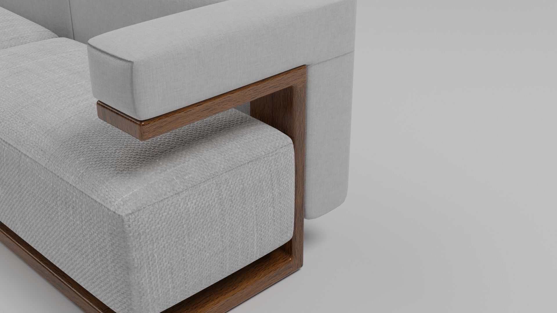 The F-51 Armchair and Sofa Suite Low-poly 3D model_9