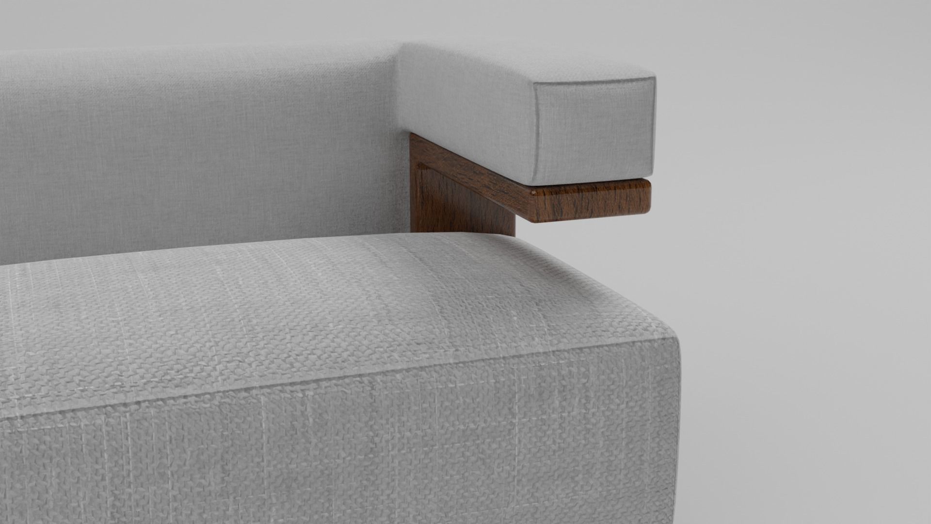 The F-51 Armchair and Sofa Suite Low-poly 3D model_11