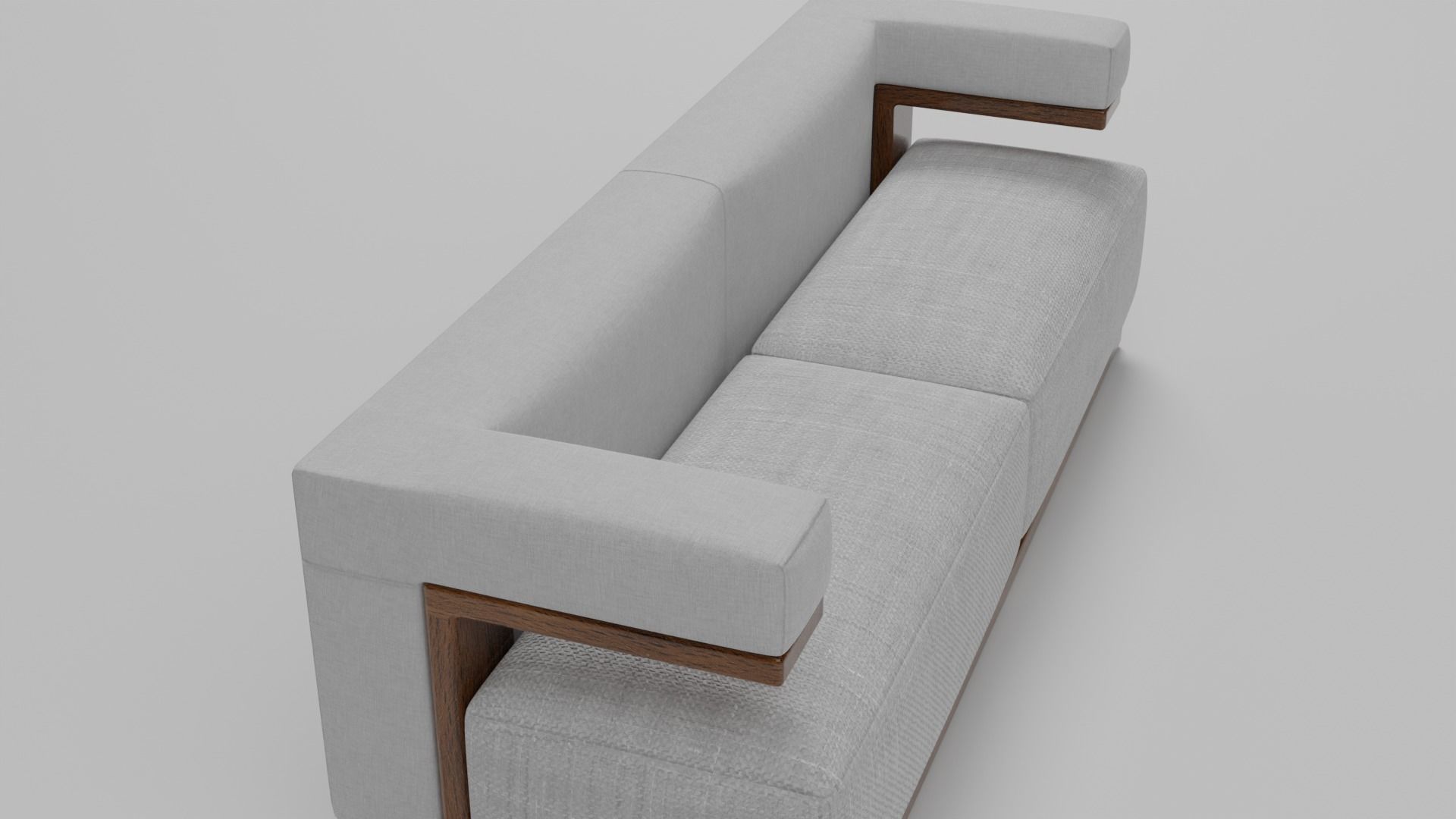 The F-51 Armchair and Sofa Suite Low-poly 3D model_6