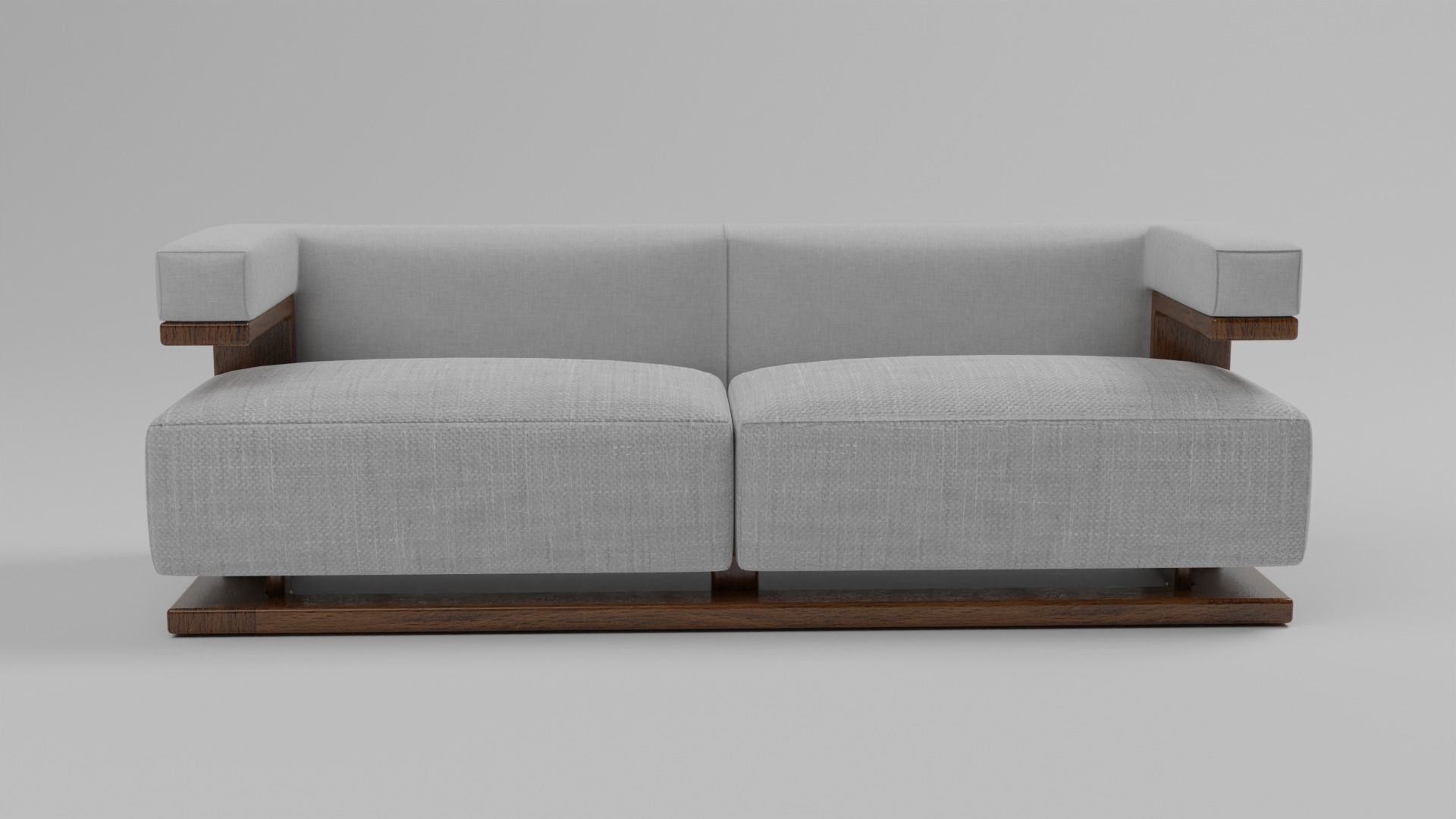 The F-51 Armchair and Sofa Suite Low-poly 3D model_2