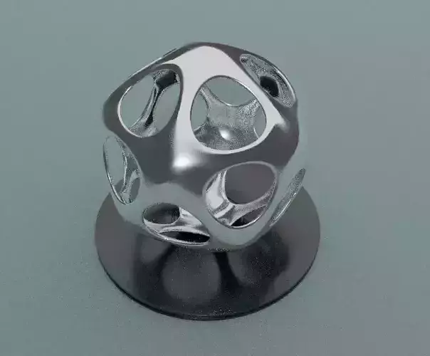 Scenery silver ball