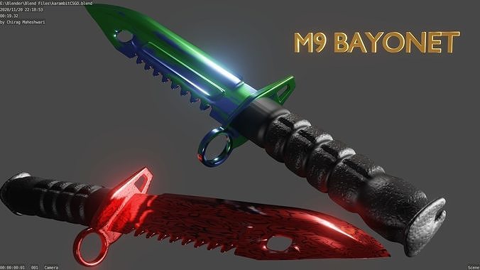 M9 Bayonet Knife  Free 3D model