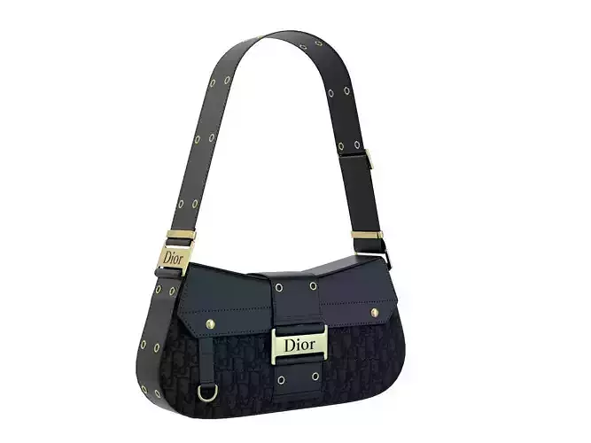 Dior Street Chic Bag Black Print