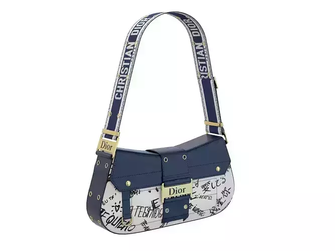 Dior Street Chic Bag Blue Print