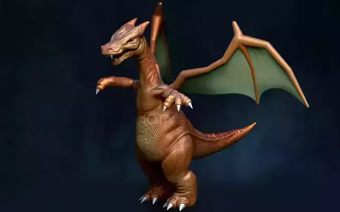 POKEMON - HIGH RES - CHARIZARD 3D model 3D model