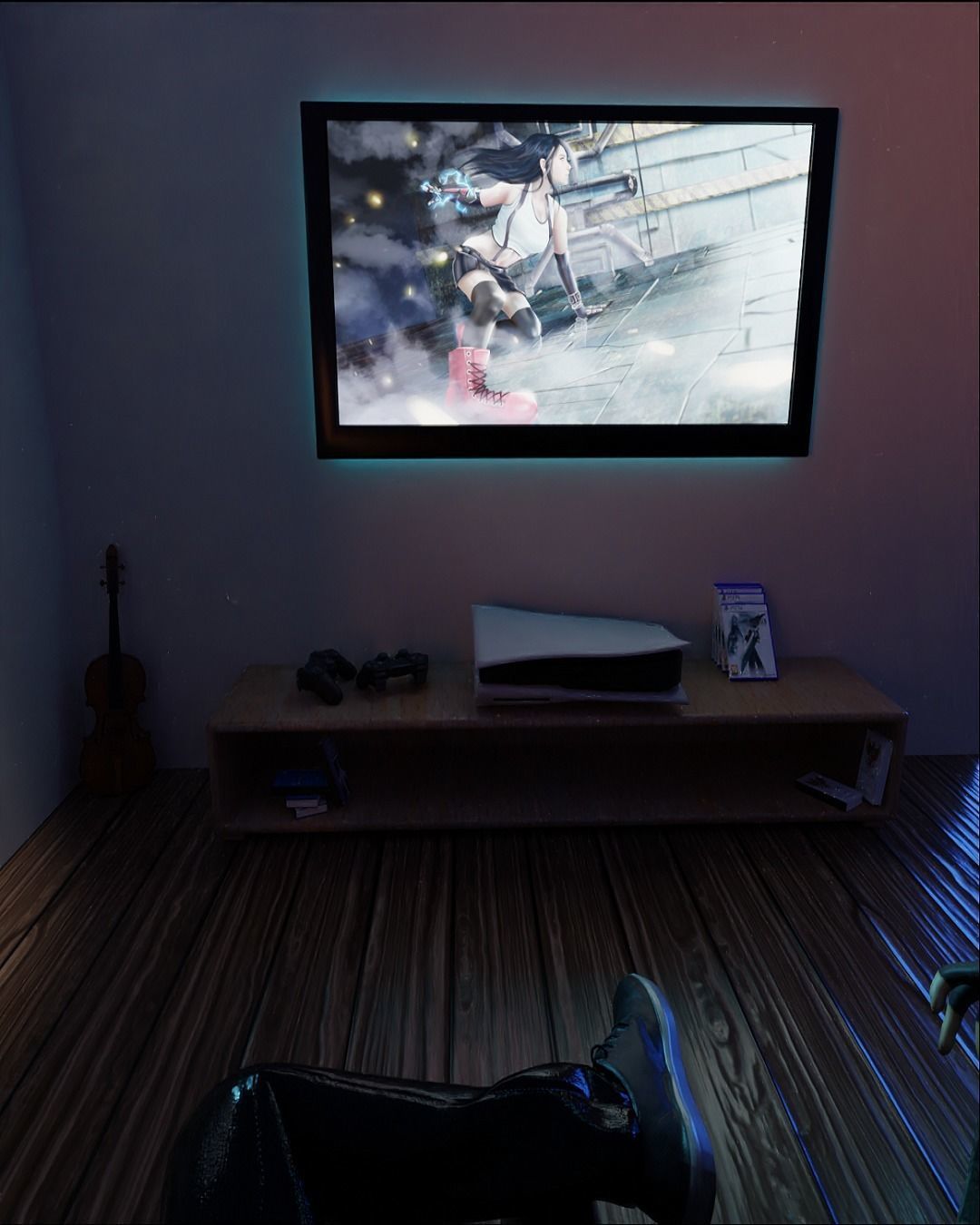 Isometric Room Low Poly Model Low-poly 3D model_5