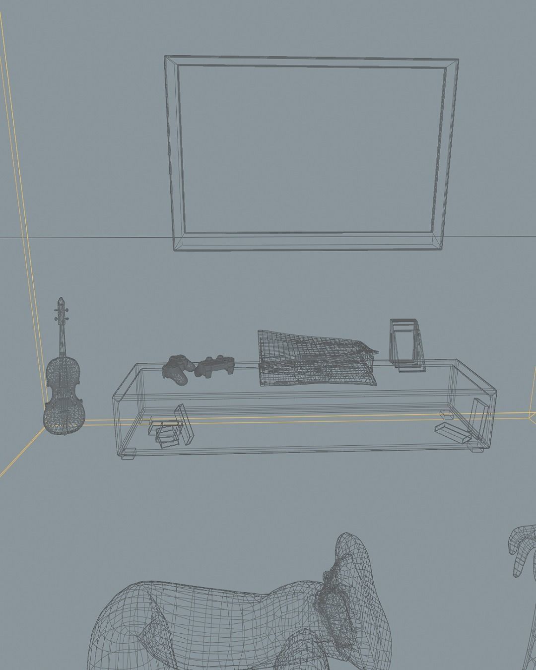 Isometric Room Low Poly Model Low-poly 3D model_8