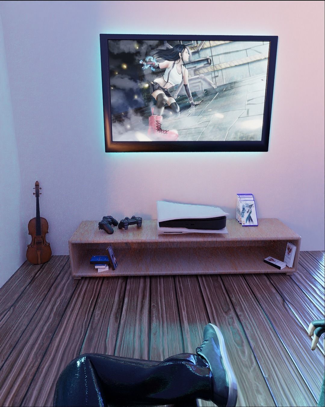 Isometric Room Low Poly Model Low-poly 3D model_6