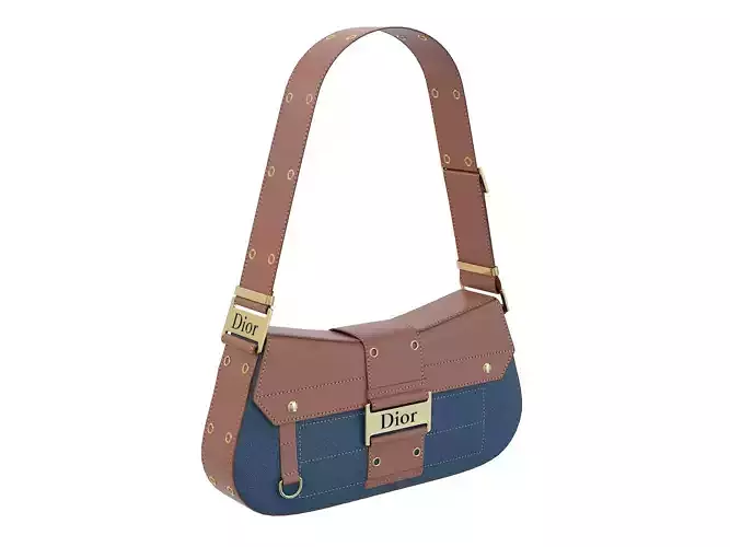 Dior Street Chic Bag Brown Jeans