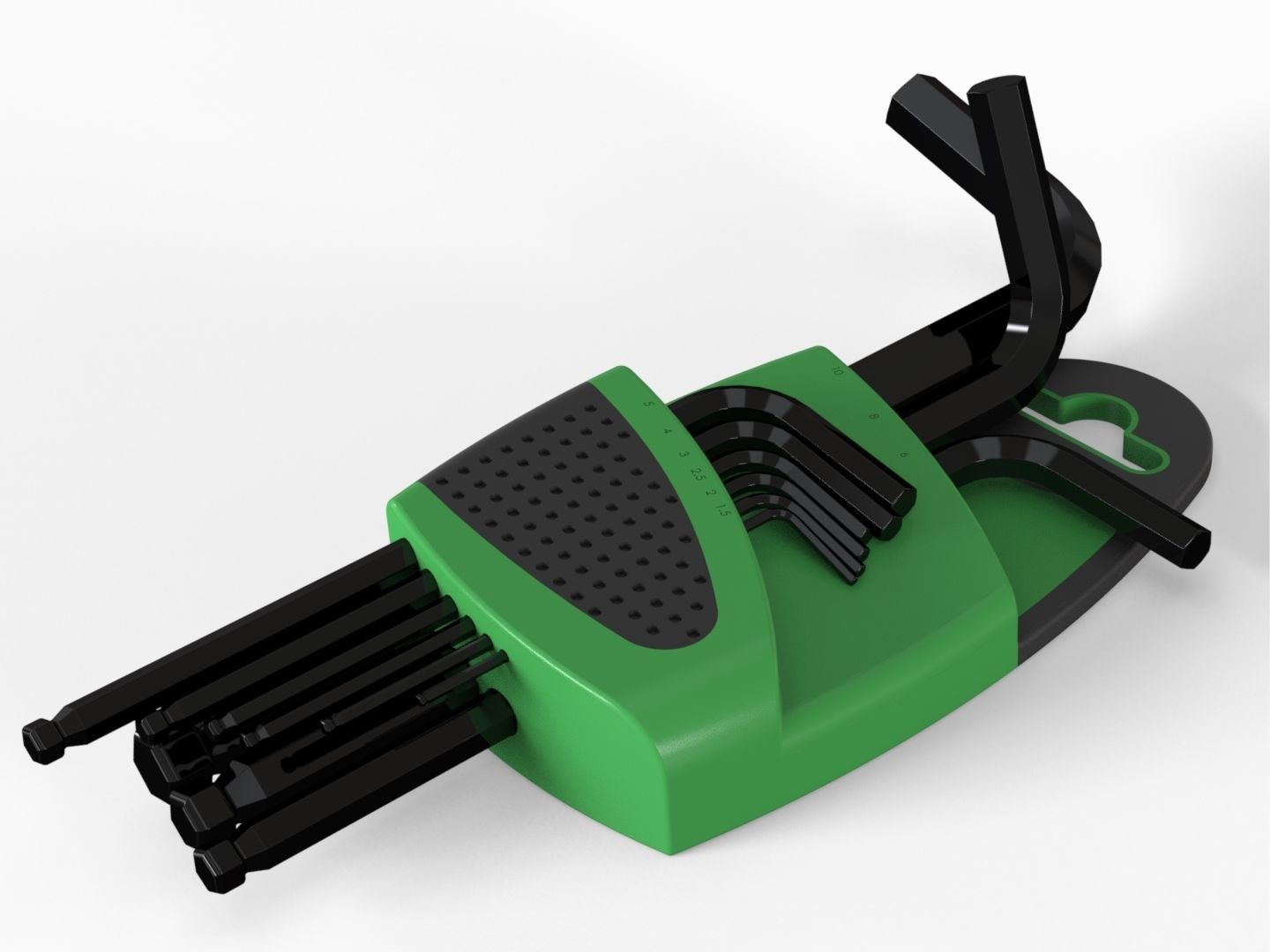 Allen Key Wrench 3D model_8