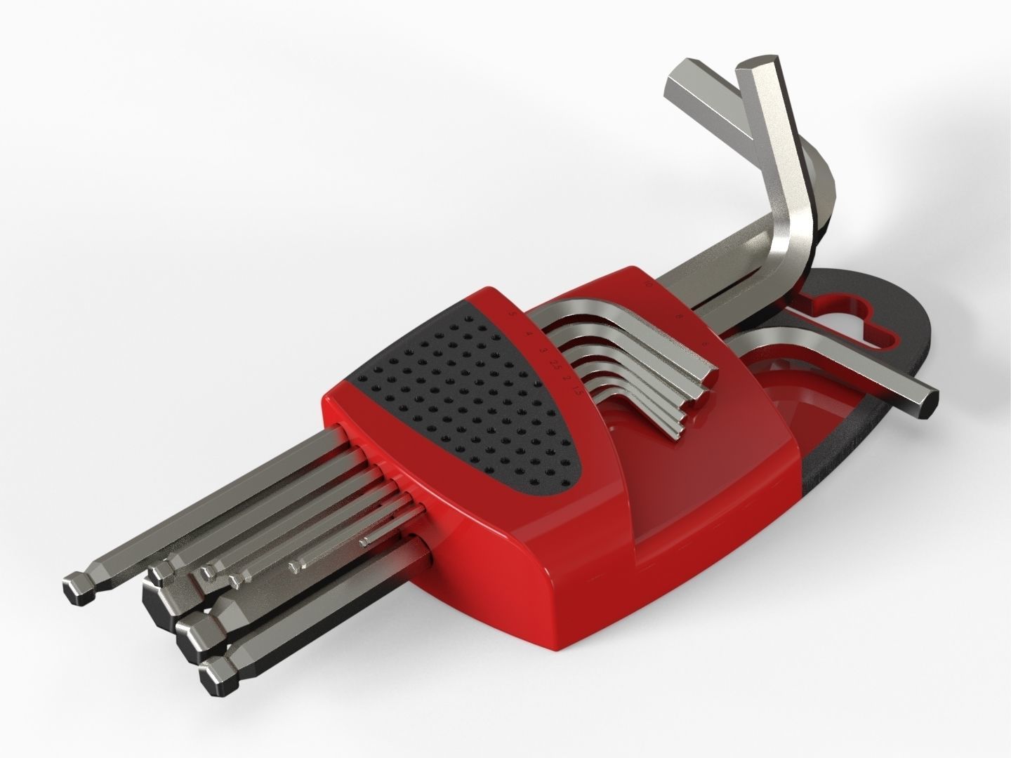 Allen Key Wrench 3D model_2