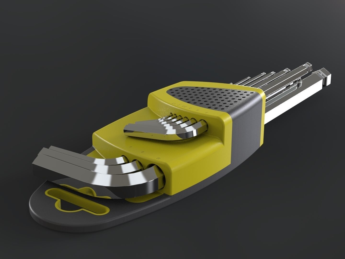 Allen Key Wrench 3D model_5