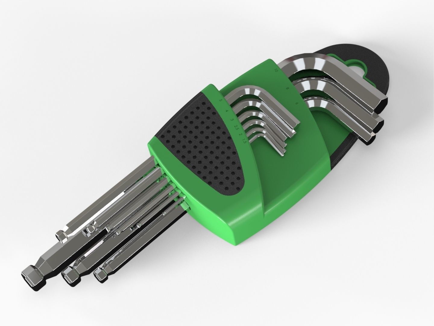 Allen Key Wrench 3D model_6