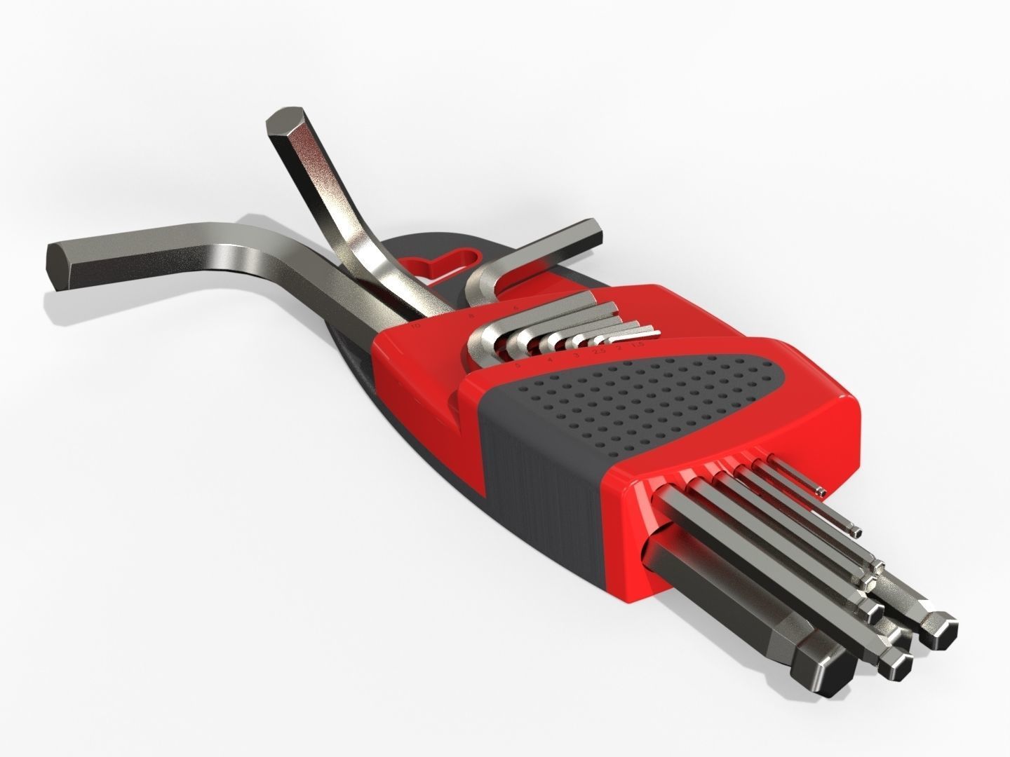 Allen Key Wrench 3D model_11