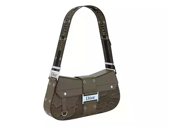 Dior Street Chic Bag Khaki Print