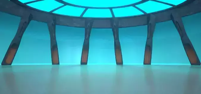 pudiom circular room with light