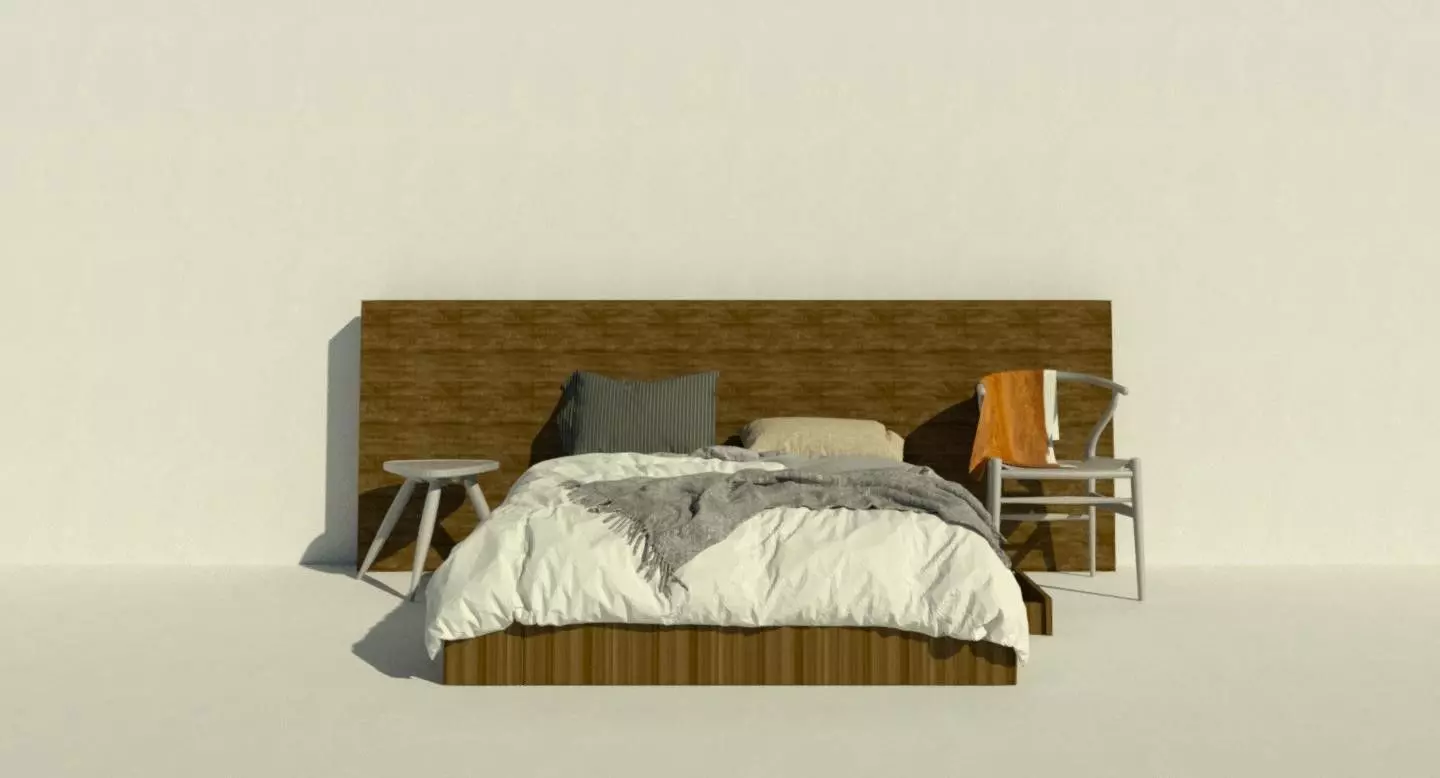 BEDSET bed Free 3D model