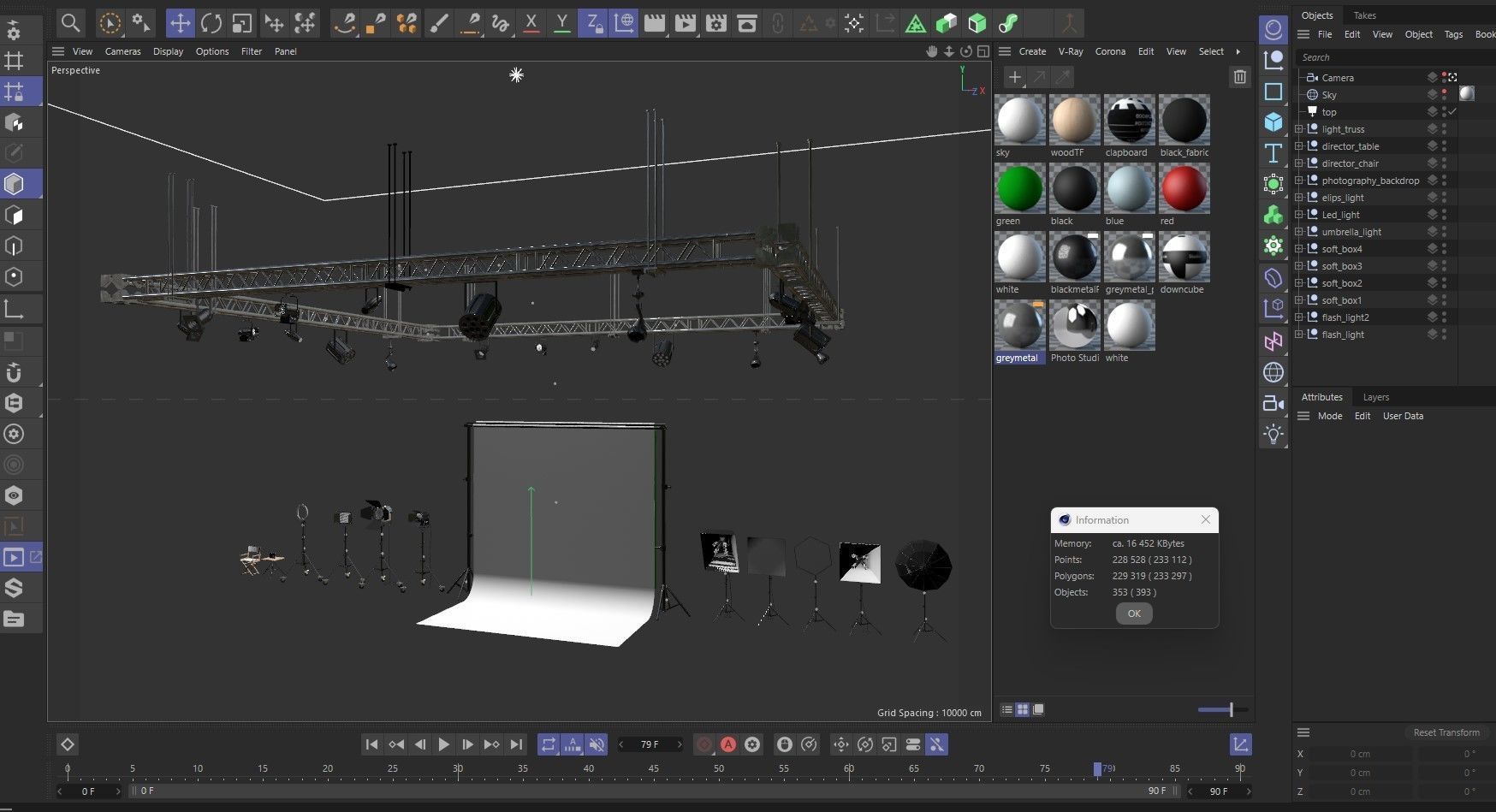  Studio Lighting Collection 3D model_42