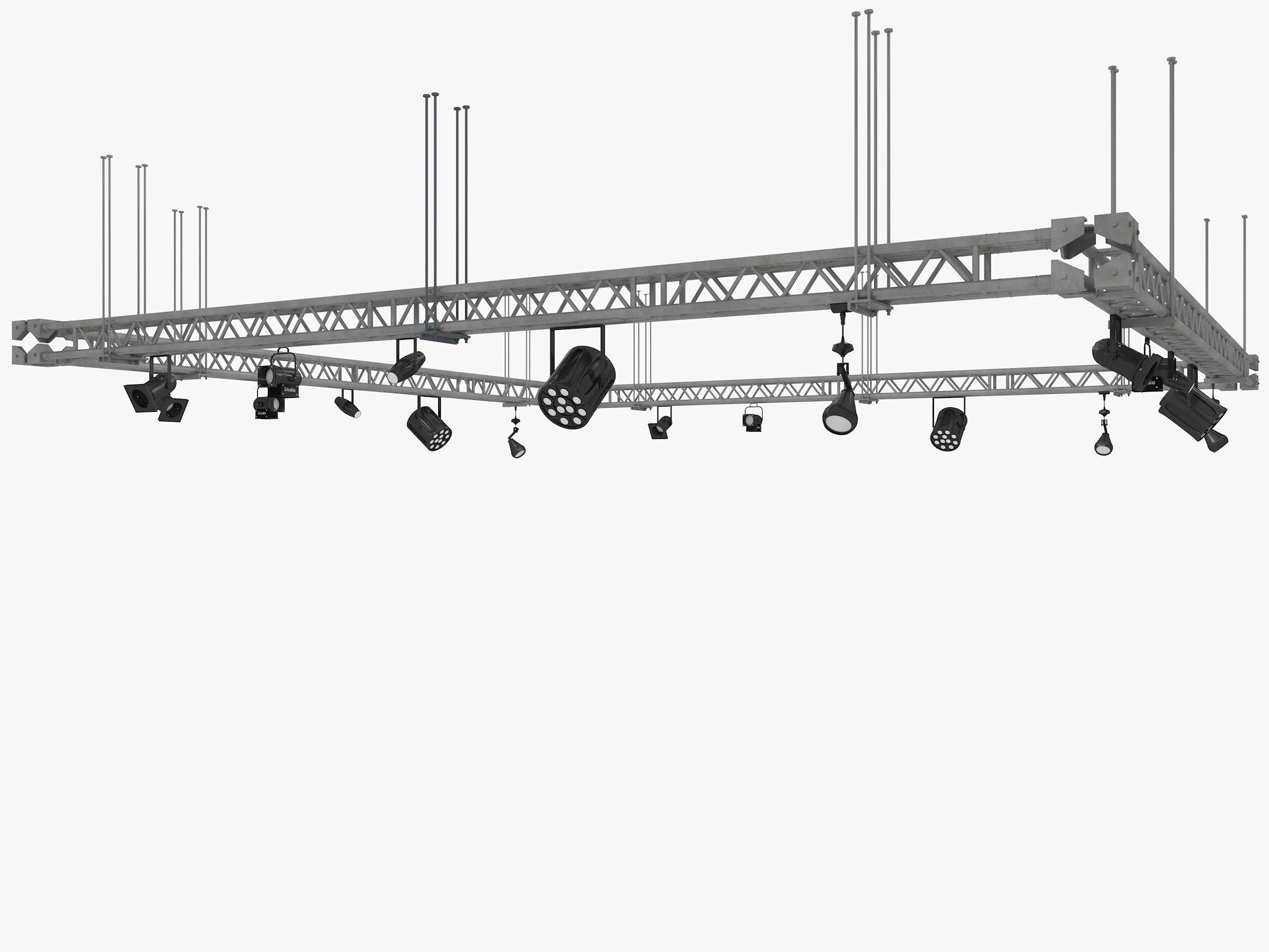  Studio Lighting Collection 3D model_5