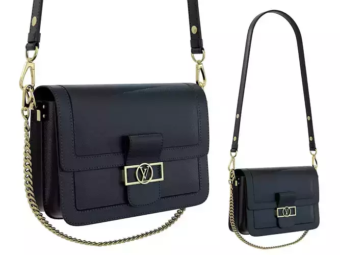 Louis Vuitton Dauphine Bag Black