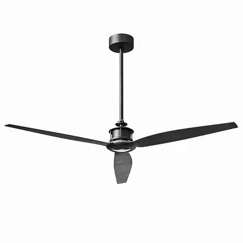 JUST FAN Matt black ceiling fan