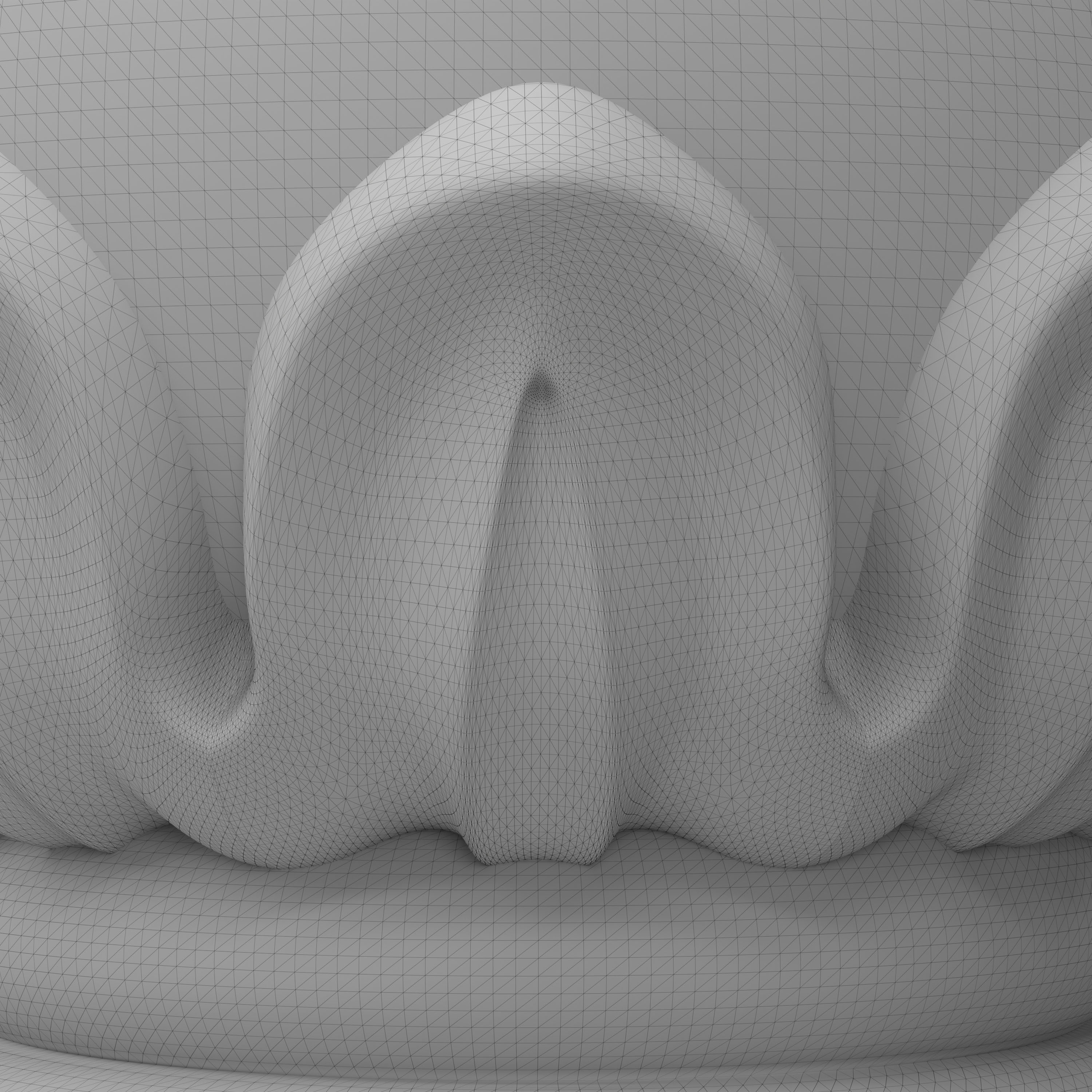 Carved Finial 3D model_6
