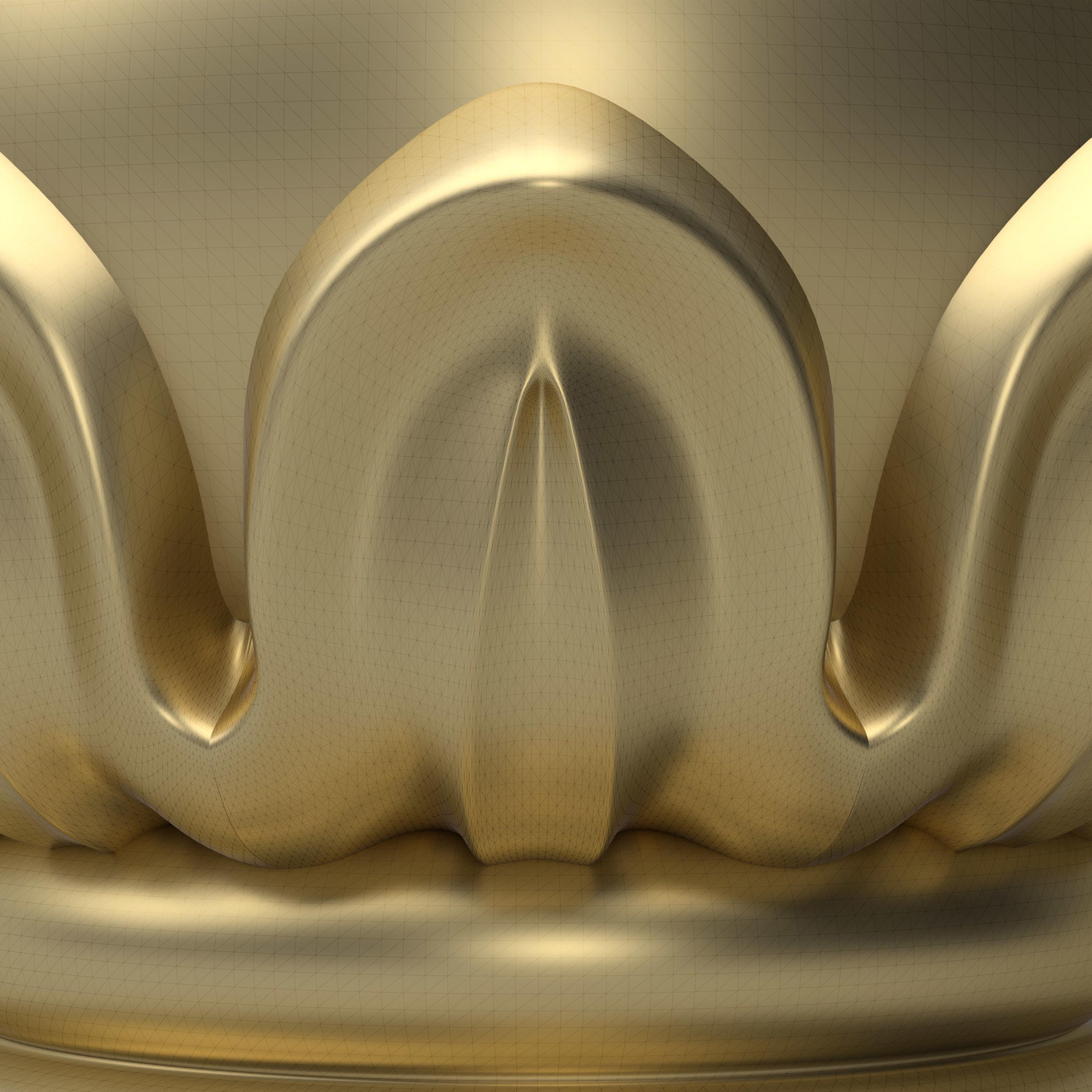 Carved Finial 3D model_9