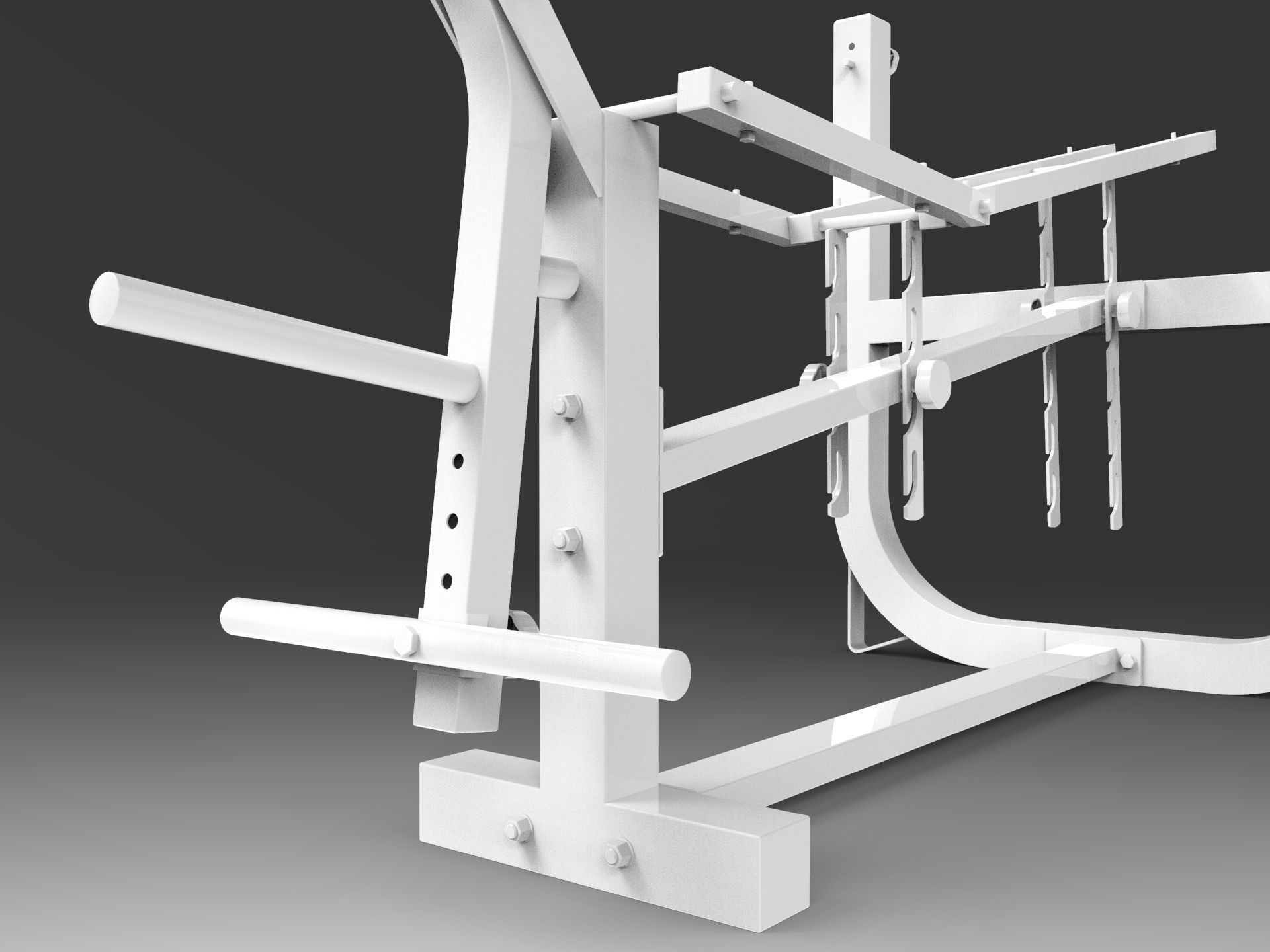 Weight Bench 3D model_31